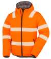 RS500 R500X Result Recycled Ripstop Padded Safety Jacket Fluorescent Orange colour image